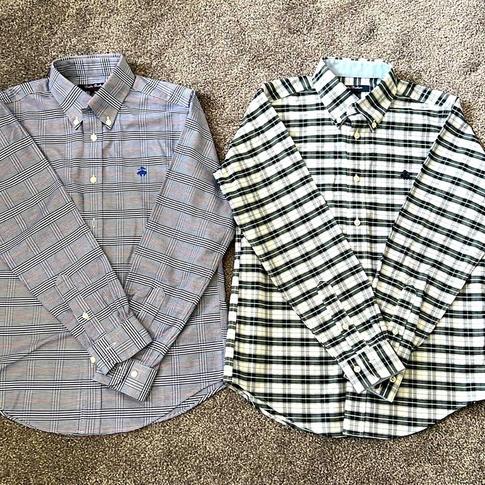 NWOT Boys Brooks Brothers collared shirts